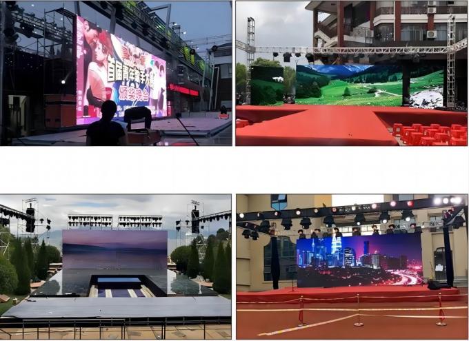 Light Weight P2.6 P2.9 Outdoor Stage Rental LED Display 5000nits LED Video Wall 4