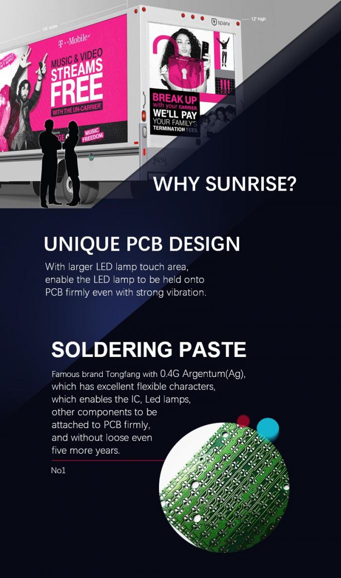 Outdoor Digital Sign Board Mobile Truck LED Screen Full Color P4.8 P6 P8 Truck Advertising LED Display Screen 2