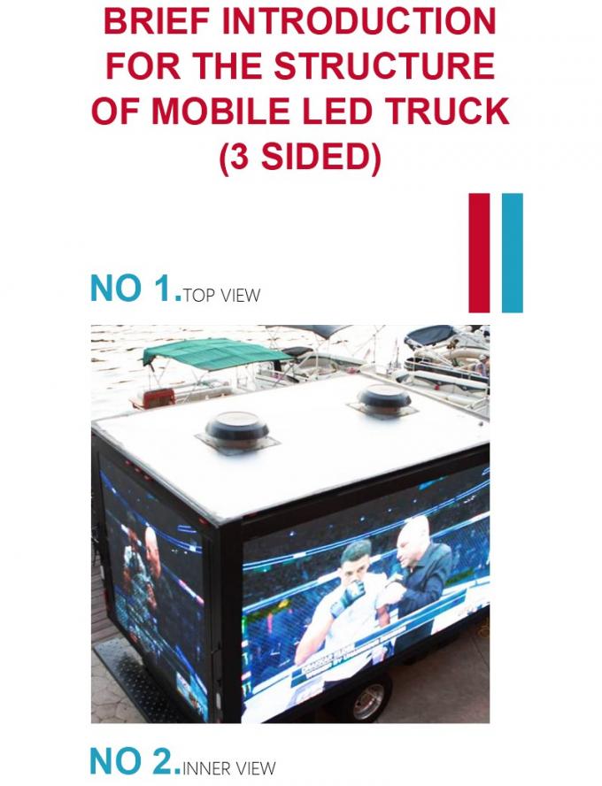 Outdoor Digital Sign Board Mobile Truck LED Screen Full Color P4.8 P6 P8 Truck Advertising LED Display Screen 8