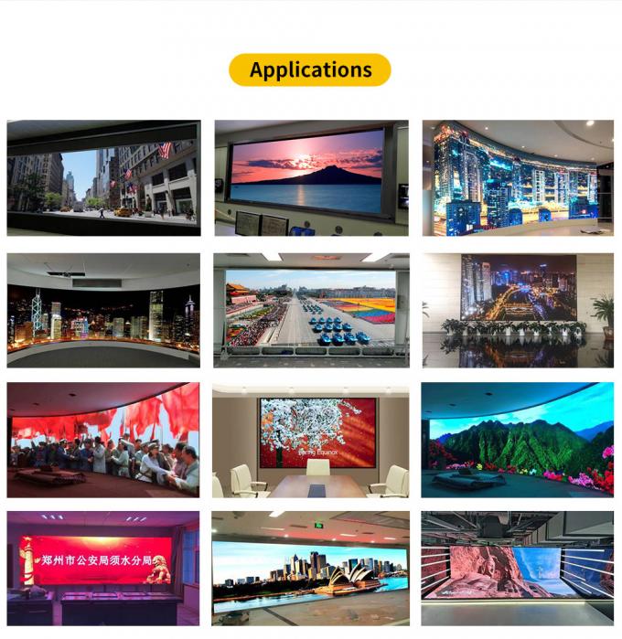 COB Indoor LED Screen P0.6 P0.78 P0.93 P1.25 P1.56 4K 8K Panel High Definition LED Display for Indoor Video Wall Setup and Installation 12