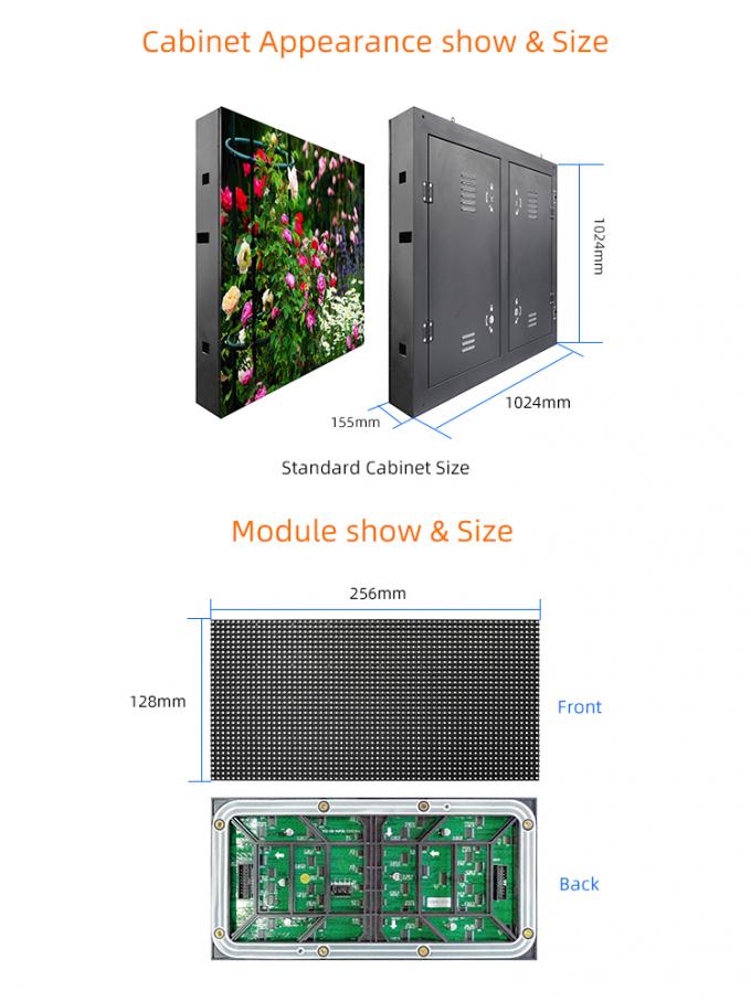 Outdoor SMD Led Display HD Full Color P4 P5 P6 P8 P10 Led Video Wall Screen 5