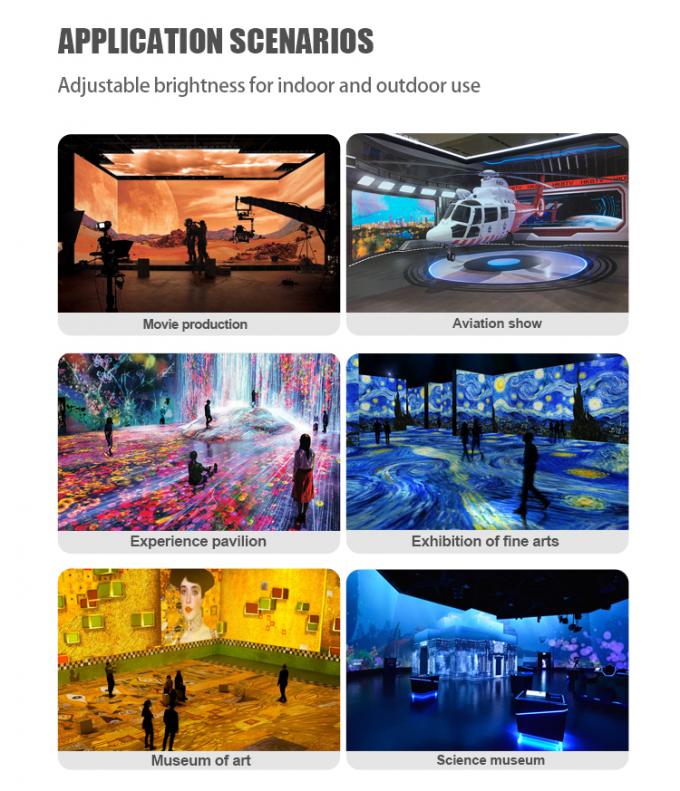 3D LED Screen VFX VR VP XR Filming Wall Curved Led Video Wall Hd Led Display Virtual Production Studio 8