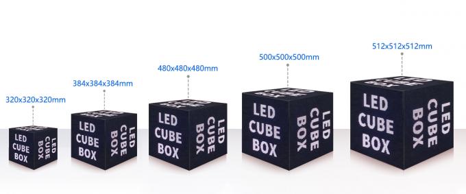 Cube LED Display P2.5 P3 P4mm Customized Retail Store Advertising Cube LED Screen 5