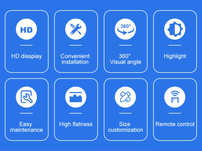Cube LogoLED  Display P2.5 P3 P3.91 P4.81 LED Creative LED Display Screen for Indoor and Outdoor Advertising 2