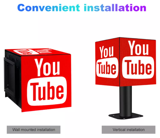 Cube LogoLED  Display P2.5 P3 P3.91 P4.81 LED Creative LED Display Screen for Indoor and Outdoor Advertising 7