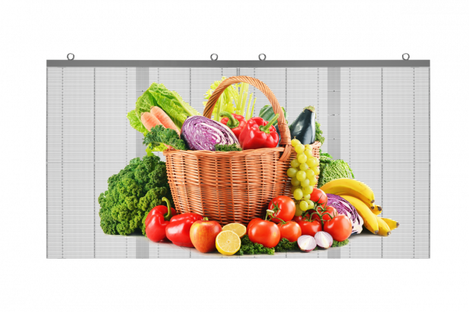 Indoor Transparent Led Display Screen P3.91led Video Wall Glass Led Mesh Display Panel 3