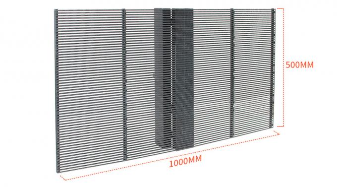 3.91-7.82mm Pixel Pitch Transparent LED Display Screen with 75% Transparency for 5-100m Viewing Distance 0
