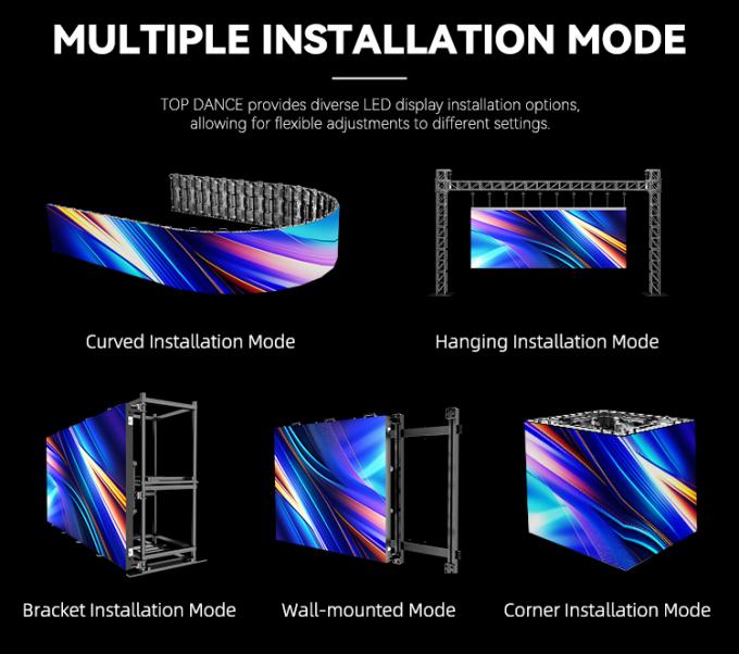 P3.91 P4.81 Curved Outdoor Rental Led Display Screen HD Full Color Led Screen  events led  screen 6