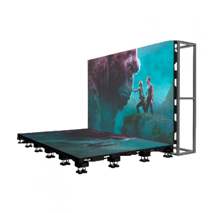 floor led display IP65 waterproof design floor led display heavy load standing led display indoor outdoor dancing floor led display 3