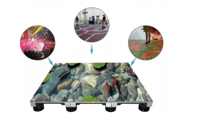 floor led display IP65 waterproof design floor led display heavy load standing led display indoor outdoor dancing floor led display 4