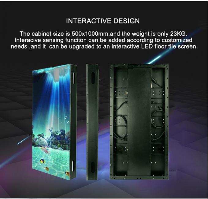 Led Dance Floor Display Rental Tile Panel 500*1000 High Refresh Led Stage Wedding Screen Wall P2.9 Interactive Led Display 1