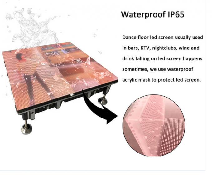 Led Dance Floor Display Rental Tile Panel 500*1000 High Refresh Led Stage Wedding Screen Wall P2.9 Interactive Led Display 7