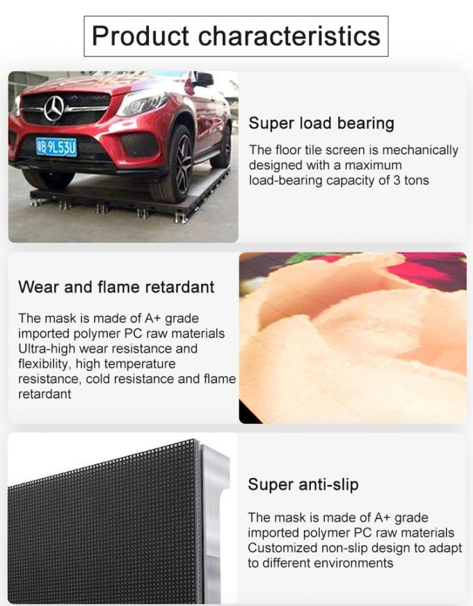 P3.91 Dance Floor Indoor/outdoor Dance Floor Interactive LED Display Screen 0