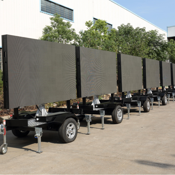 Outdoor Led Mobile Screen Trailer Billboard Led Display Screen Led-screen-trailer 0