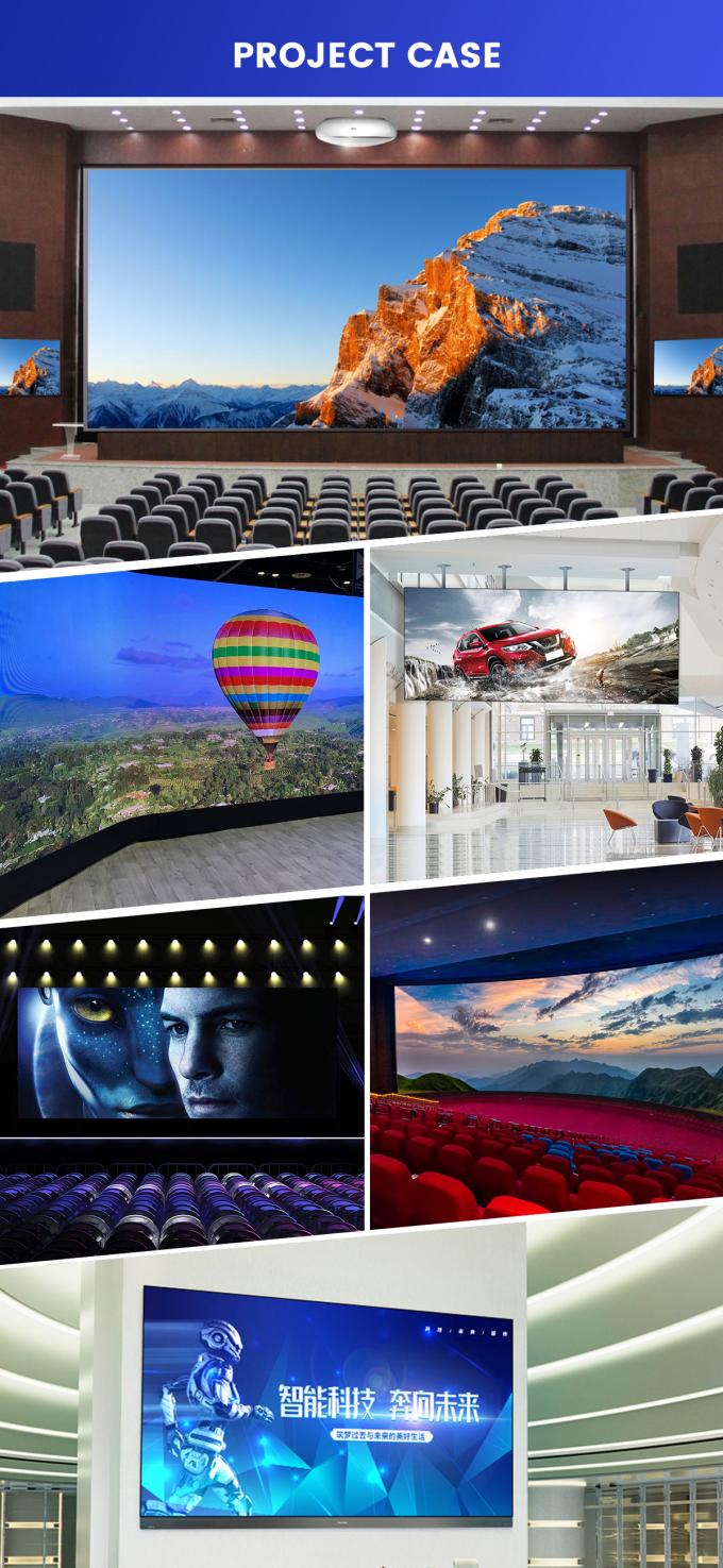 COB P0.9 P1.2 8K 4K  HDFull Color Ultrathin Fixed Indoor LED Video Wall Panel Screen Display 2
