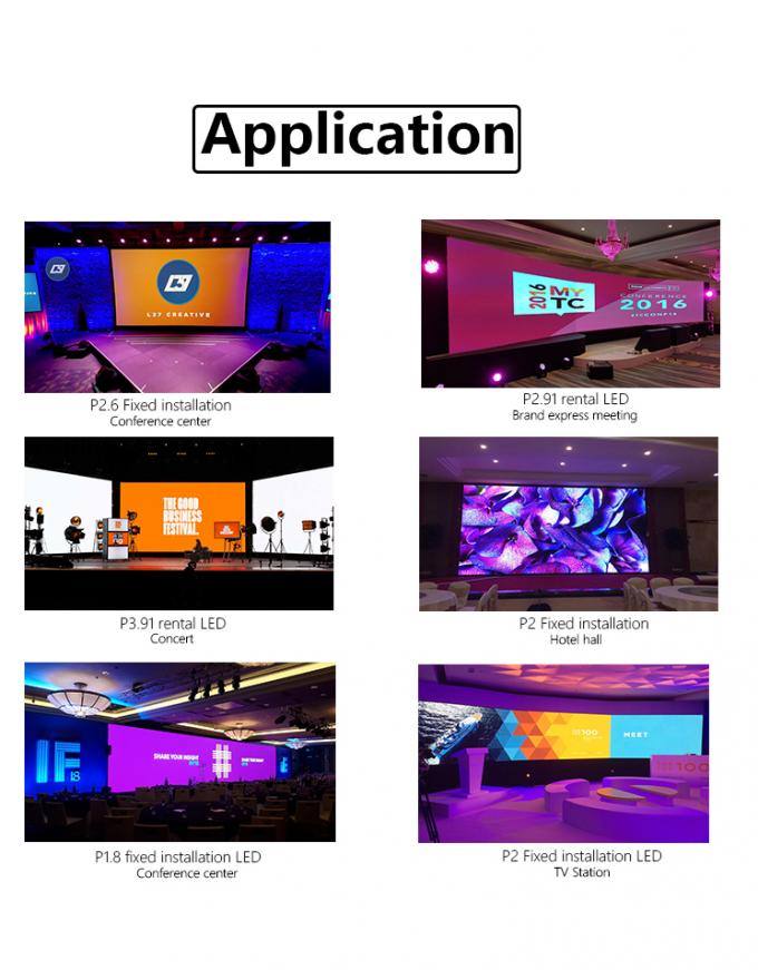 Indoor Rental LED Display Screen P2.6 P2.9 P3.91 P4.81 for Stage Concert Event Wall Panel 4