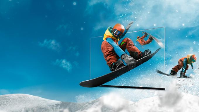 Transparent P3.91 Holographic Led Screen Full Color Led Display Screen Holographic Invisible  Invisible Led Screen 4