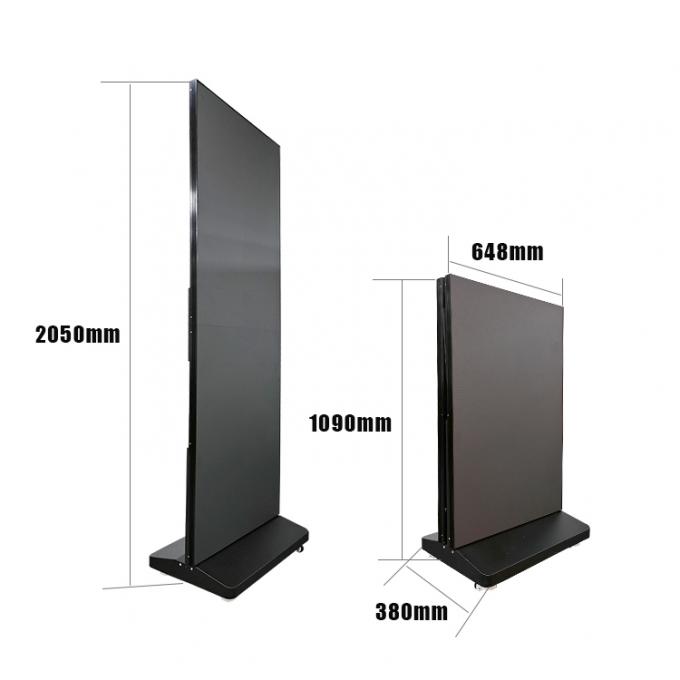 Foldable Led Poster Screen Portable Folding GOB Led Advertising Machine for Shopping Mall Conference Room Advertising 8