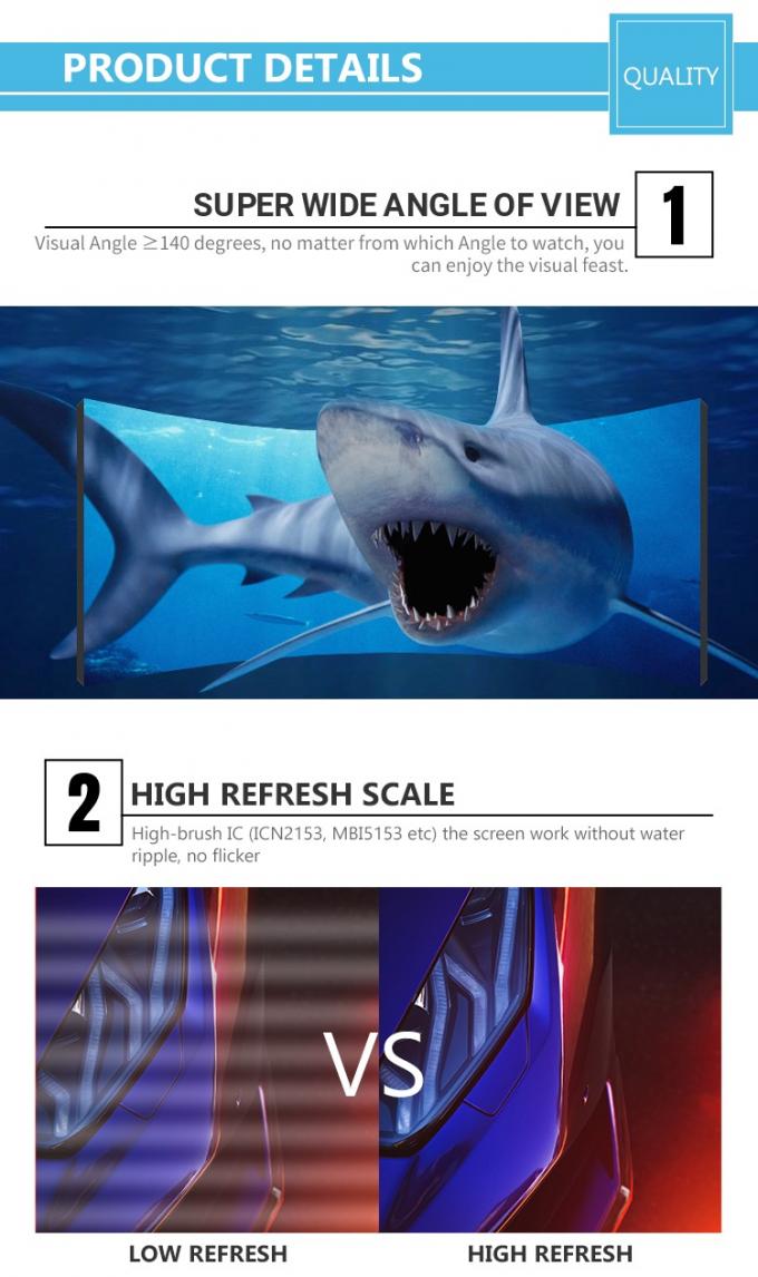 P1.5 P2.5 P4 Led Soft Screen Indoor Outdoor Led Curved Soft Vertical Flexible Ads Display Screen 0