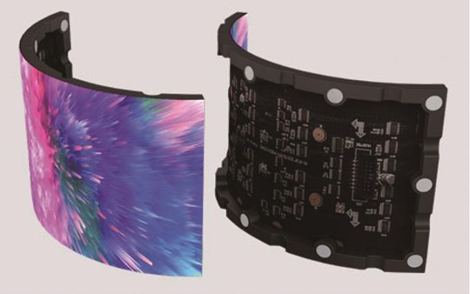 P1.5 P2.5 P4 Led Soft Screen Indoor Outdoor Led Curved Soft Vertical Flexible Ads Display Screen 1