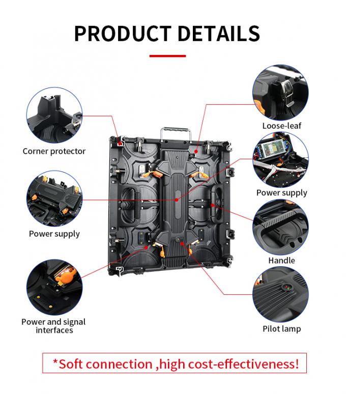 P3.91 P2.6 Rental Movie LED Screen Christmas Show Dance Party LED Display Events Backstage Church LED Video Wall 0