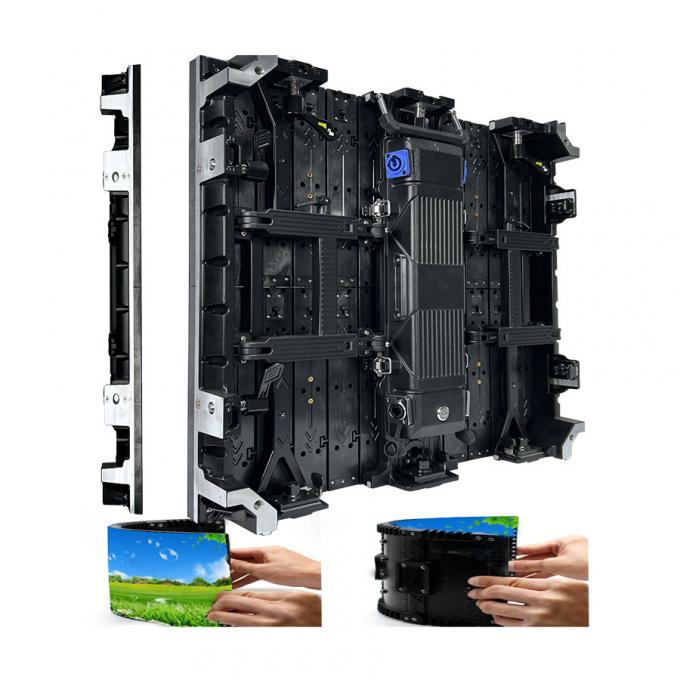 Curved Screen Indoor/Outdoor Flexible LED Video Wall Rental LED Display for Exhibition & Stage Activities-P2.976 P3.91 P4.81 1