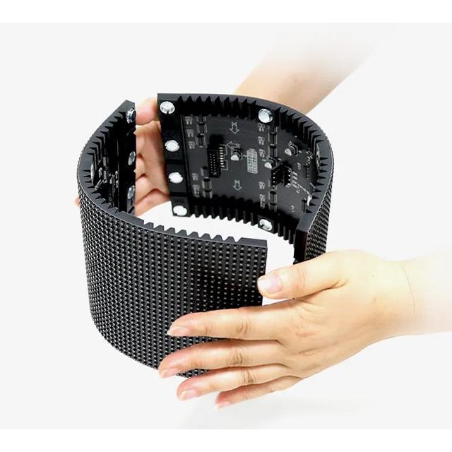 Soft flexible Led Screen Tv Display P3 Indoor Flexible Led Panel Sexy Screen Price 2