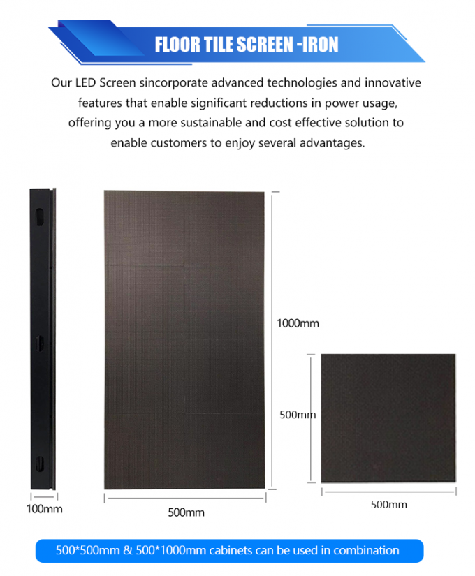 Floor LED screen 3D Stage DanceDisplay Interactive LED Floor Tile Screen P2.6 P2.97 P3.91 Led Screen 7