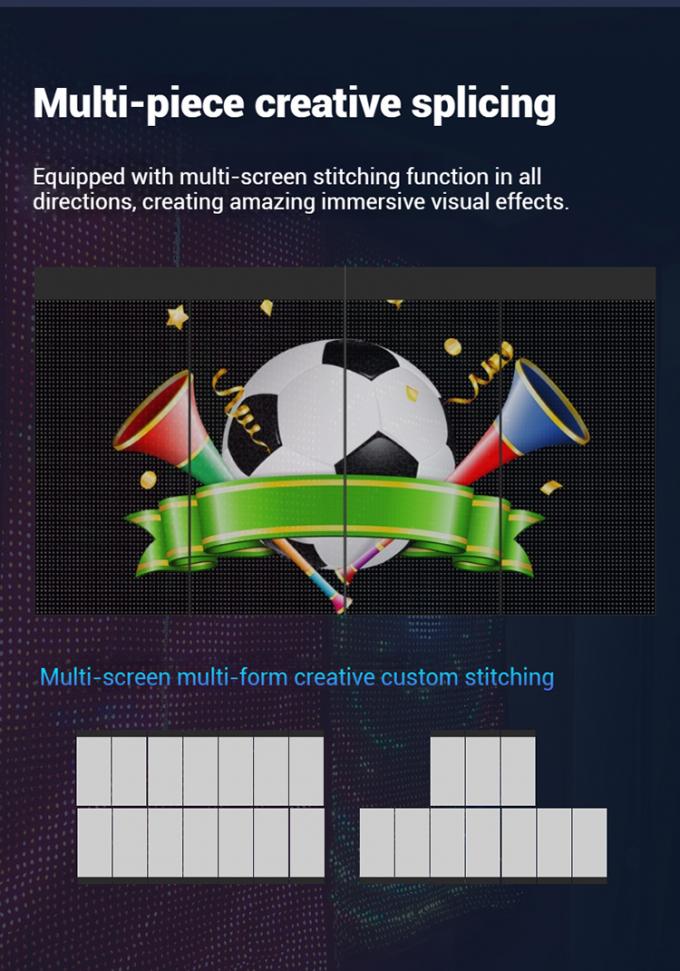 Flying LED Display with Drone Magic Carpet Screen LED Film Screen Rechargeable for Outdoor Advertising Customized 4