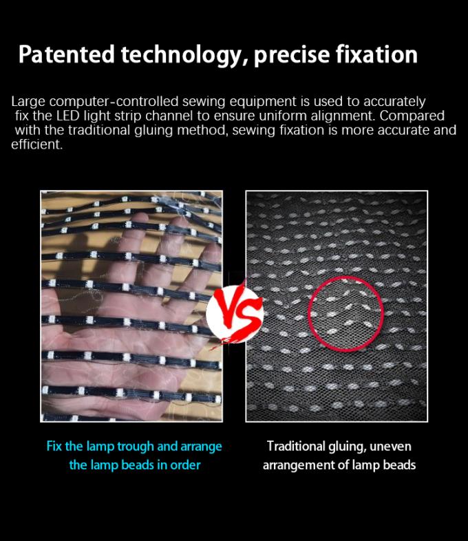 Flying LED Display with Drone Magic Carpet Screen LED Film Screen Rechargeable for Outdoor Advertising Customized 7