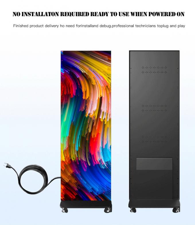 P2.5  Foldable LED poster Indoor LED Poster Advertising Product Show 4