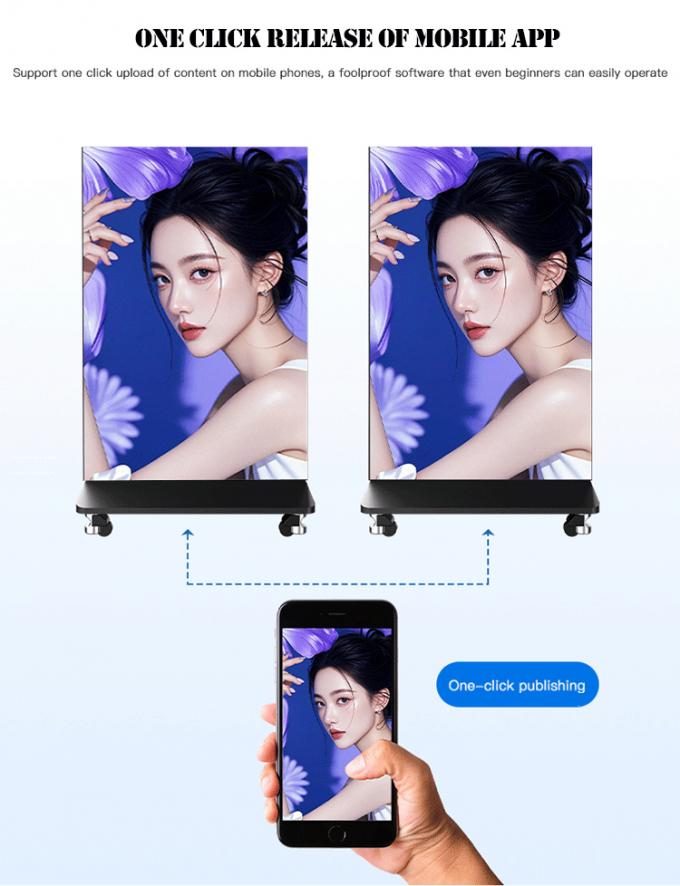 P2.5  Foldable LED poster Indoor LED Poster Advertising Product Show 8