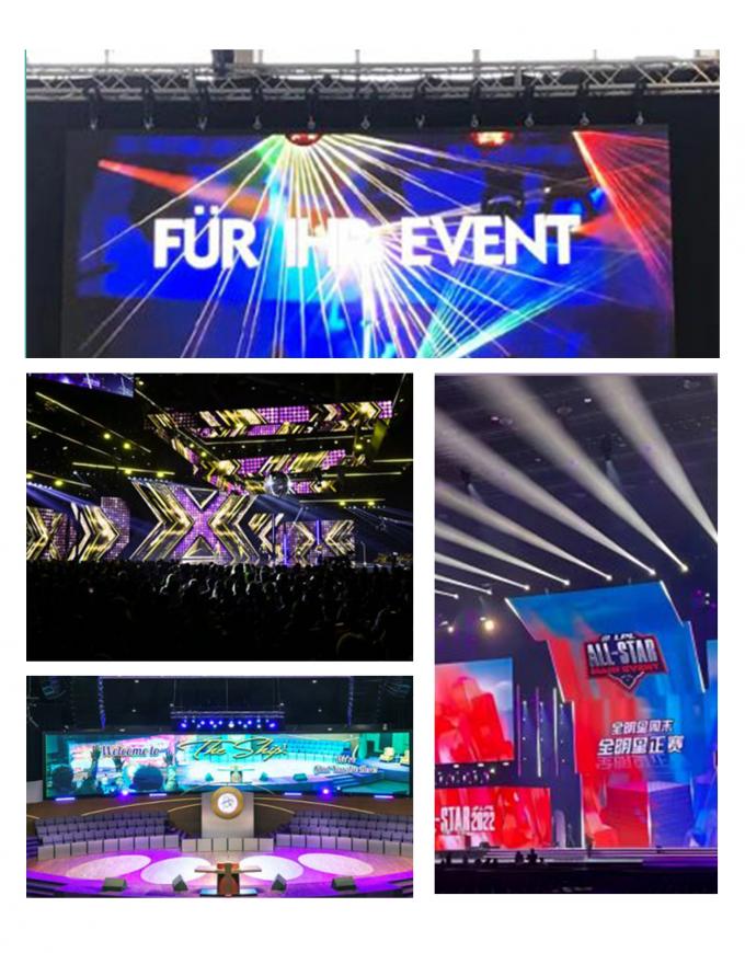 Flexible Led Display Curved Screen P1.95 P2.976 Rental Led Display High Brightness Stage Screen 7
