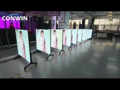 Interactive intelligent HD 2K 4K LED screen TV 145 inch with alumiframe umalloy for Exhibition hall