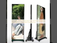 LED poster  SMD2121 Tube Chip Color LED Poster Screen with Full Screen Display and Wifi Control 65 Inch
