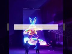 Flying LED Display with Drone Magic Carpet Screen LED Film Screen Rechargeable for Outdoor Advertising Customized