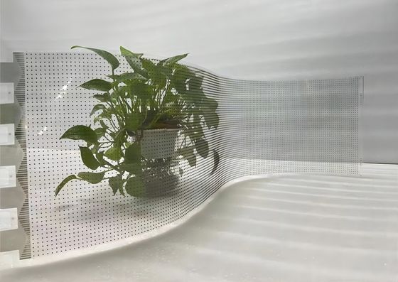 Glass Film Transparent LED Wall Display Ultra Slim And Light Weight