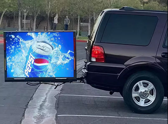 Trailer Mobile pitch 10mm 16x16 pixels LED Advertising Screen